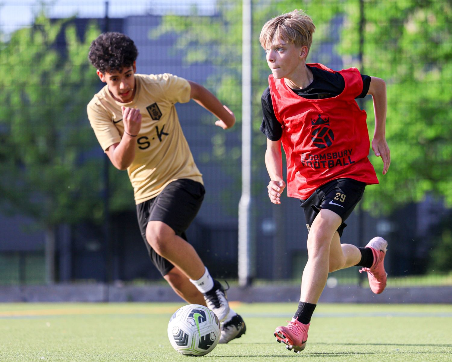 Bloomsbury Football Foundation players on pitch