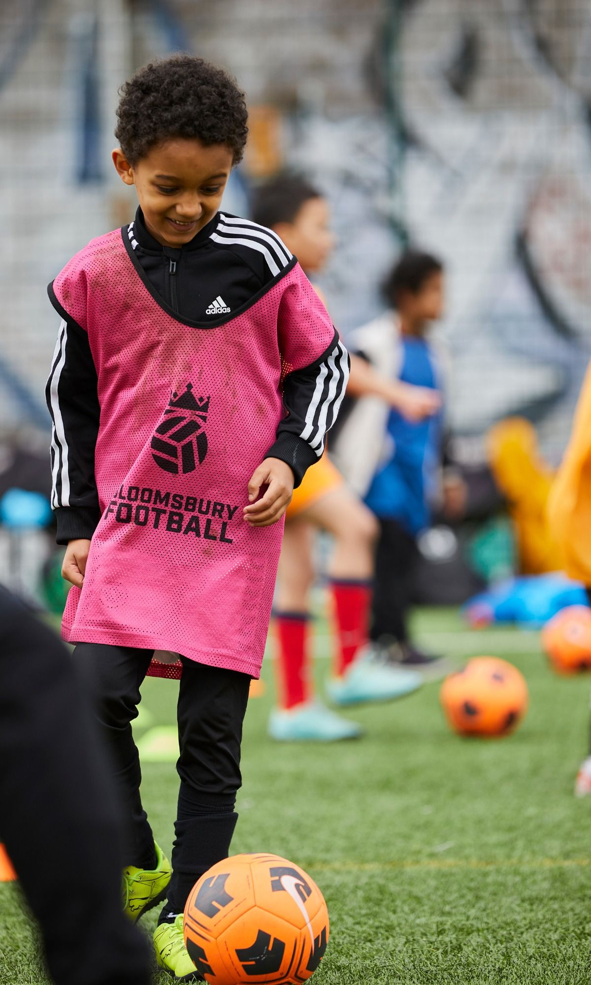 Bloomsbury Football Foundation player dribbling