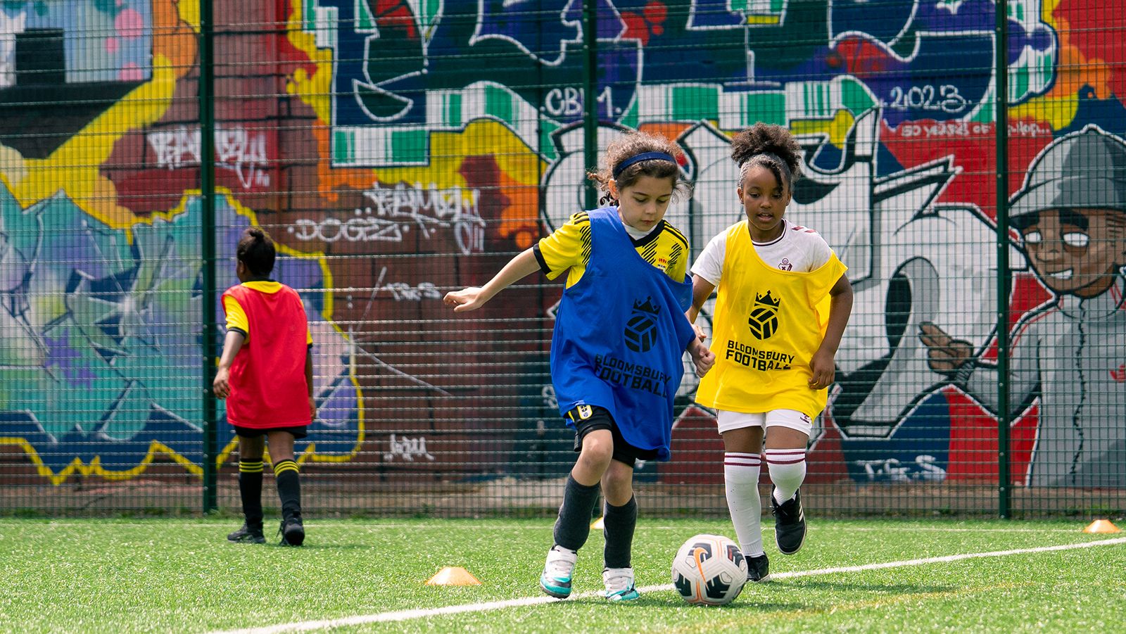 Bloomsbury Football Foundation girls session